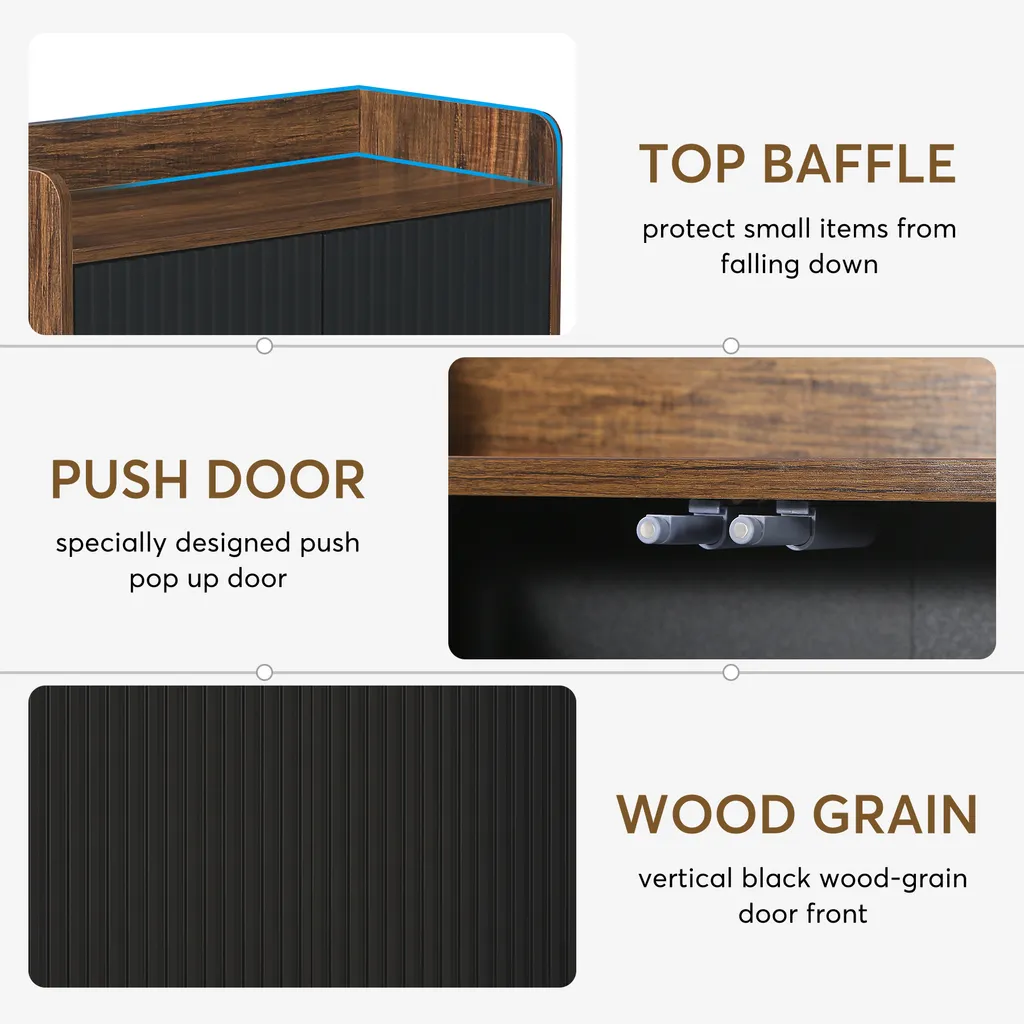 Dites adieu au désordre avec l'armoire à chaussures bois 5 niveaux - 6