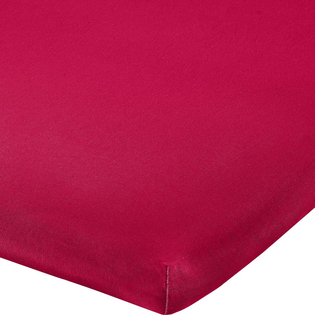 Erwin Müller Topper-Spannbettlaken Freising" rot 180x200 cm - 200x220 cm"
