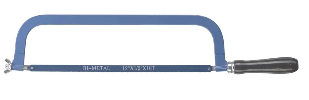 Scie à métaux manuelle kwb avec cadre en acier pour découpe de précision