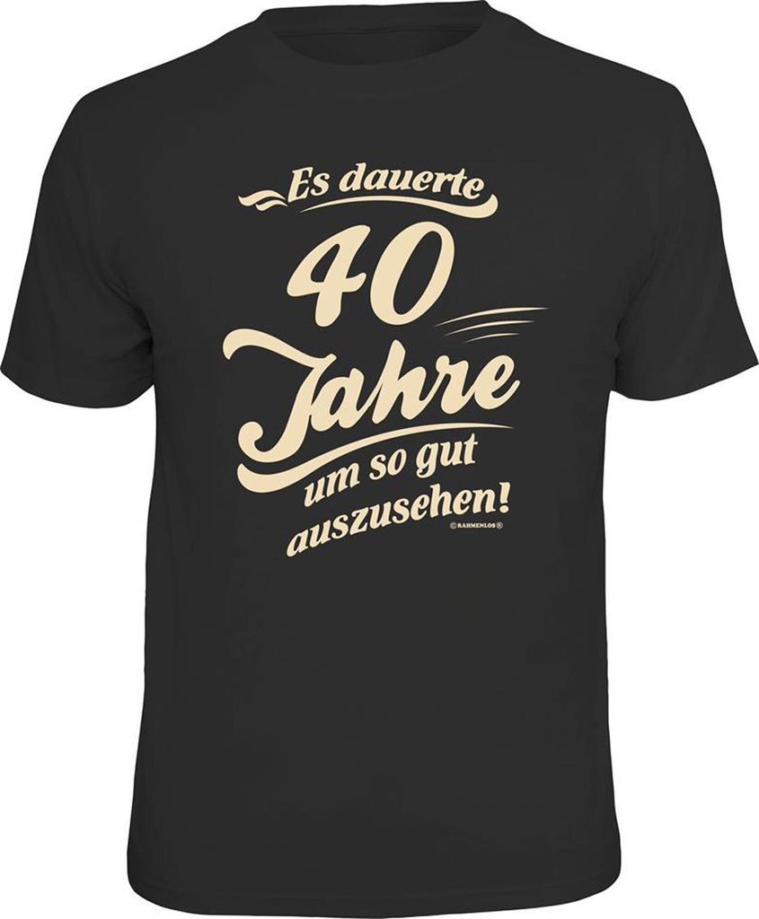 40 Jahre - Textilien - Gutes Aussehen