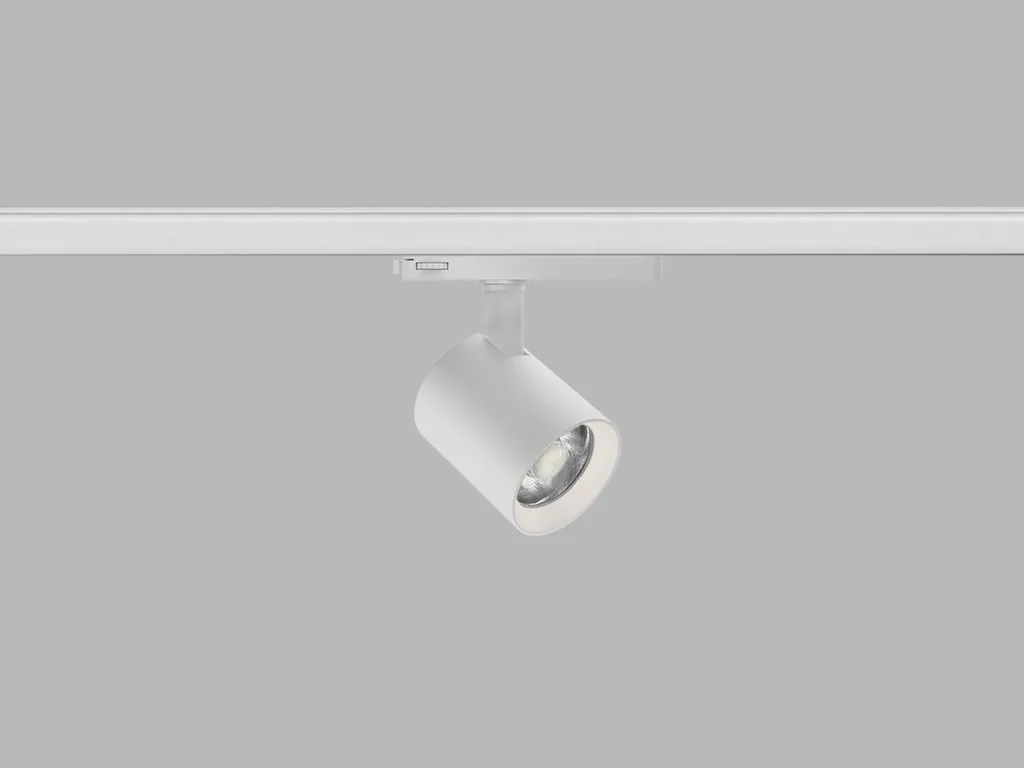 Projecteur LED sur rail triphasé HERO blanc 4000K gradable DALI