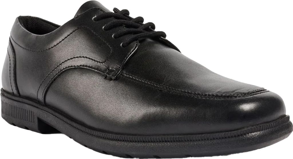 POD - Kinder Schul-Uniform-Schuhe "Hornet", Leder FS11326 (38 EU) (Schwarz)