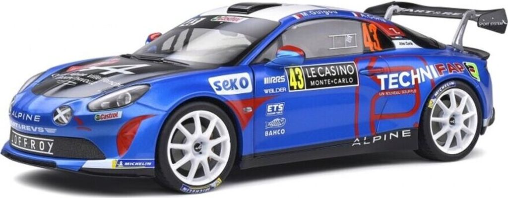 Solido Modellauto Maßstab 1:18 Alpine A110 Gendarmerie blau Produktbild 9