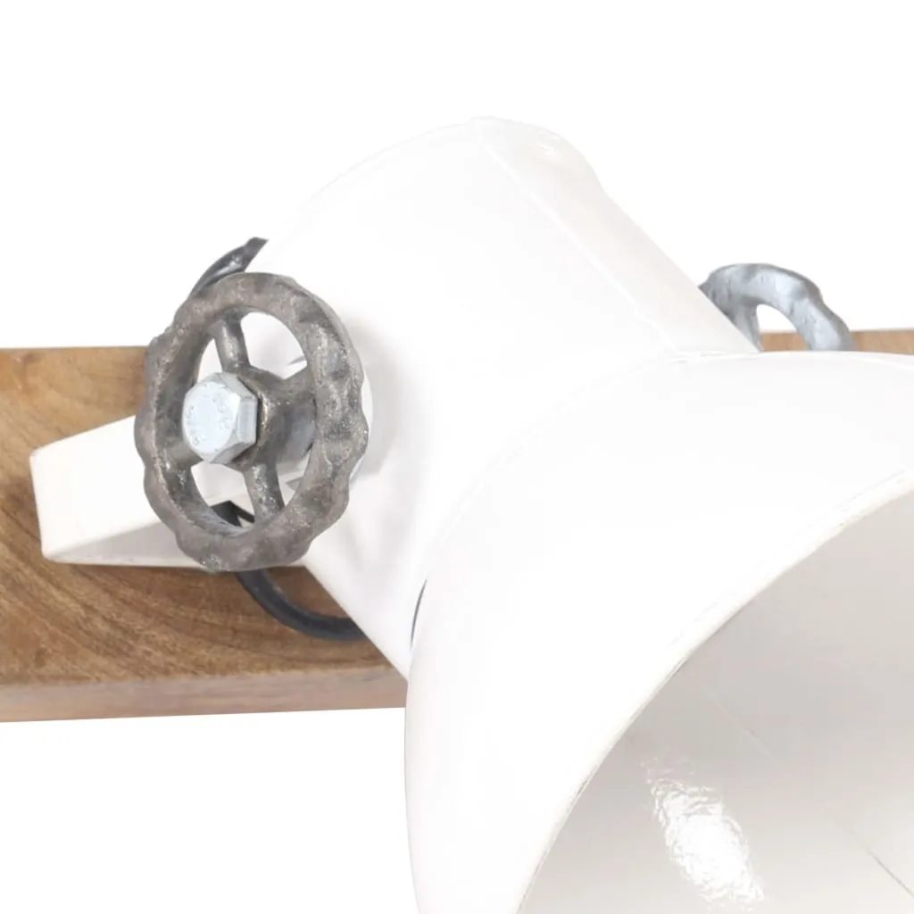 Lampe murale industrielle blanche 90 cm culot E27 éclairage intérieur - 4