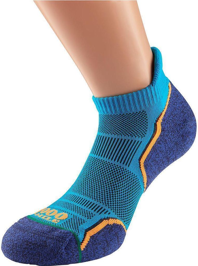 1000 Mile - "Run" Socken für Herren (2er-Pack) RD1904 (L) (Eisvogel-Blau/Marineblau)