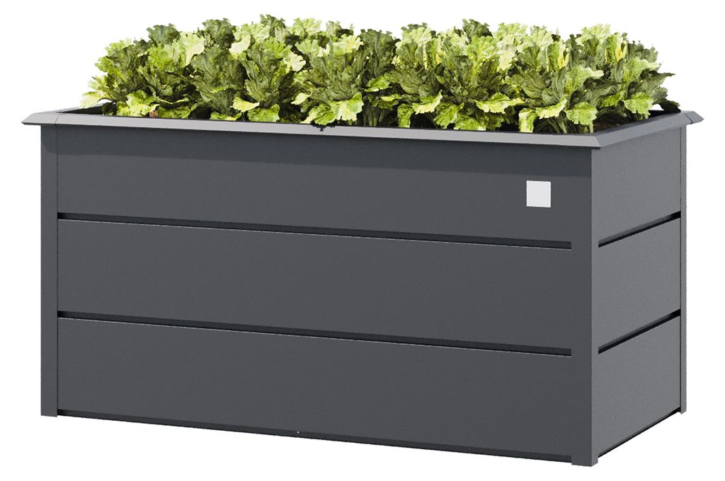 PRIMEYARD LILLY Hochbeet Stahl verzinkt 150x75x78 cm - Produktbild 