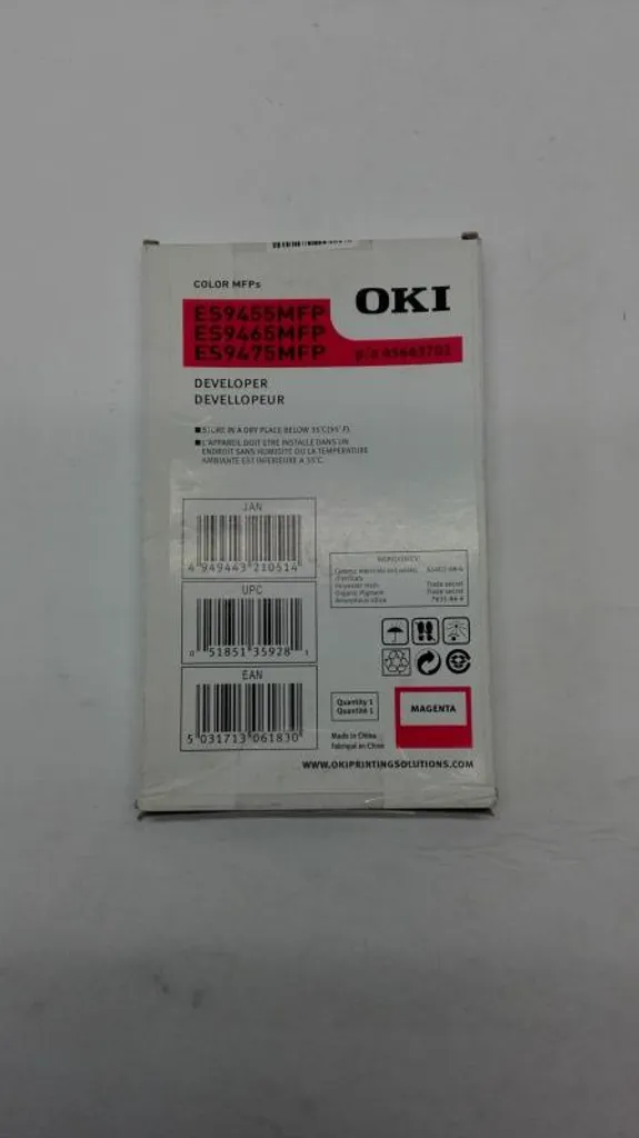 OKI 45643702 Developer Magenta Originale per ES9455 ES9465 ES9475 - 3