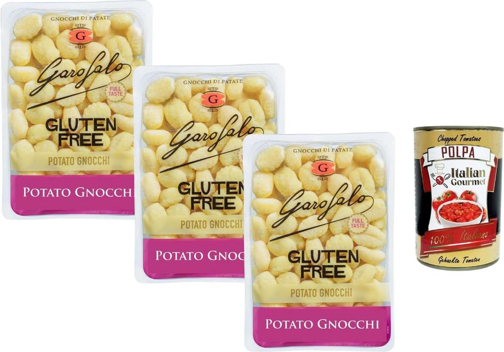 Italian Gourmet Glutenfreie Kartoffel-Gnocchi 3 x 400 g – Gnocchi di Patate, weich & schnell zubereitet, italienische Spezialität ohne Gluten, 1...
