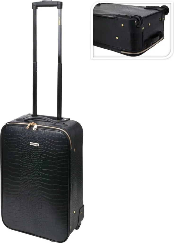 Valise pour week-end Proworld 28 l : bagage cabine avion noir