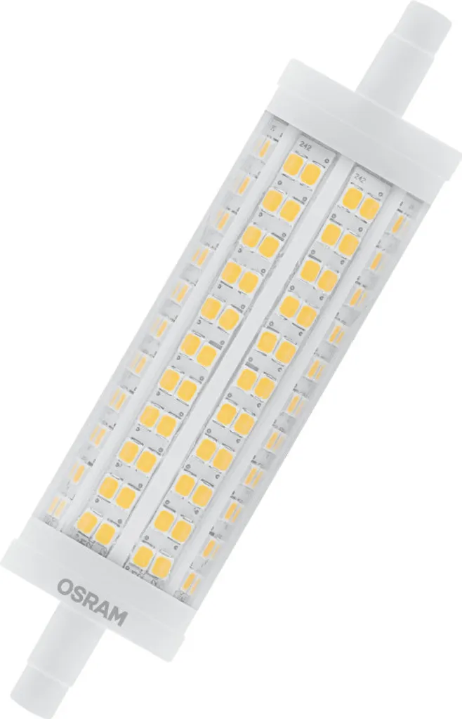 Ampoule LED R7s Osram SUPERSTAR 19W blanc chaud 2700K 118mm équivalent 150W
