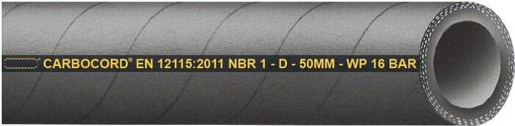 Öl- und Benzinschlauch CARBOCORD /EN Innen-Ø 75 mm Wandstärke 8,0 mm Länge 40 m