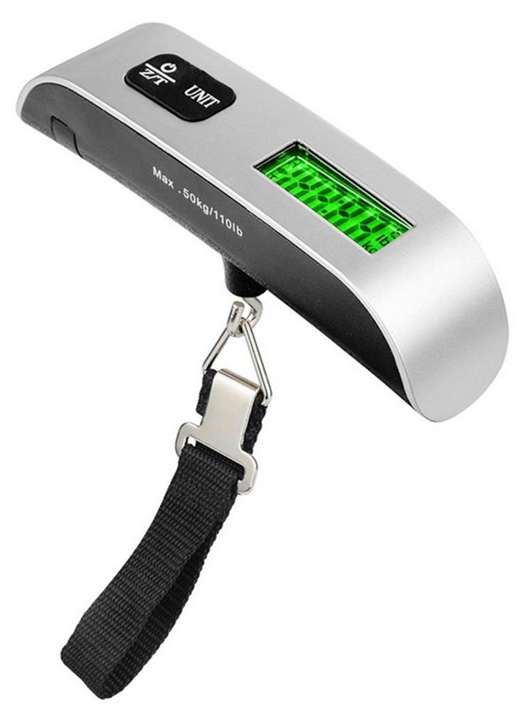 Digitale Gepaeckwaage LCD-Anzeige max. 50 kg Kofferwaage Produktbild 