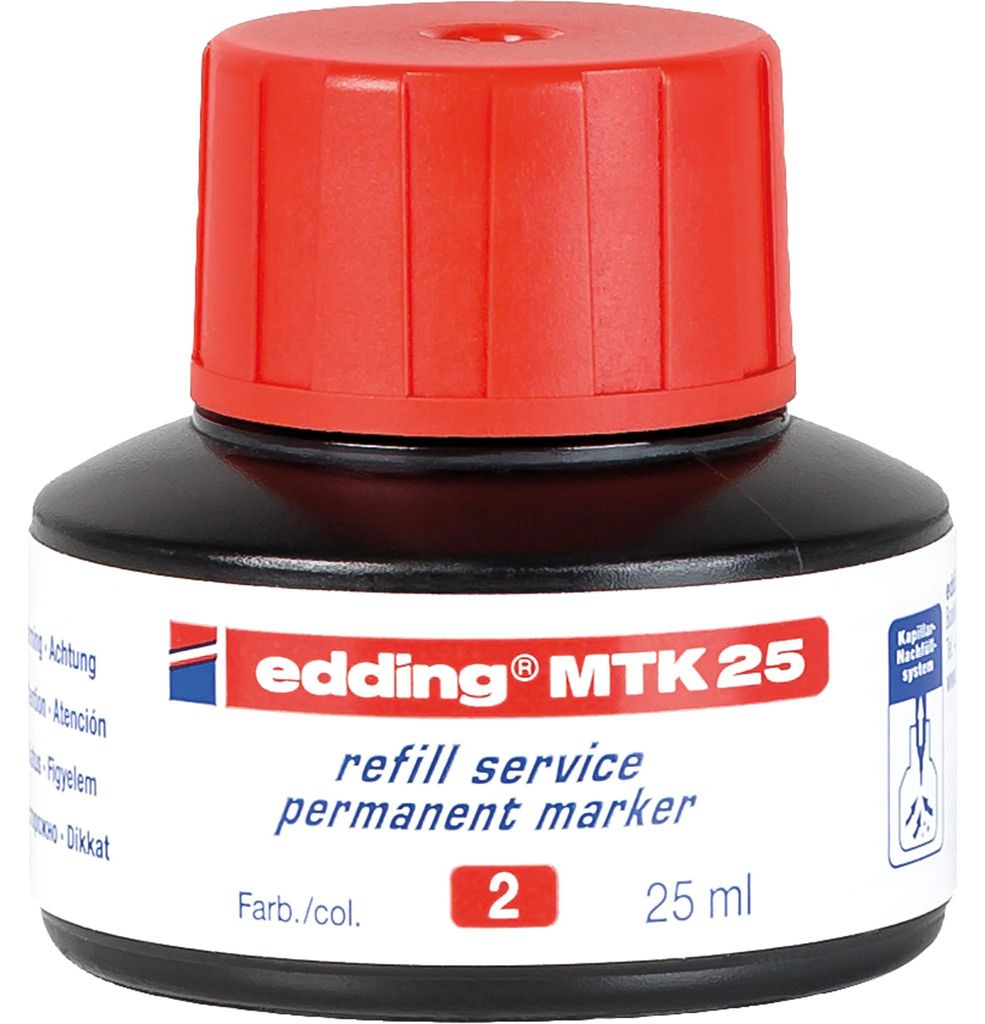 edding Nachfülltinte MTK 25 rot Produktbild 
