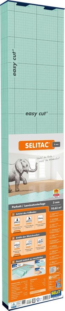 Selitac Trittschalldämmung Parkett- & Laminat Faltplatte 3 Produktbild 