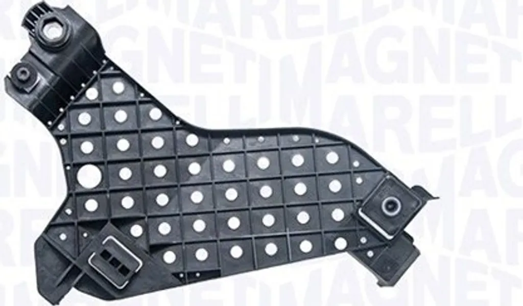 Phare lamelle antibrouillard pour voiture berline et SUV noir mat