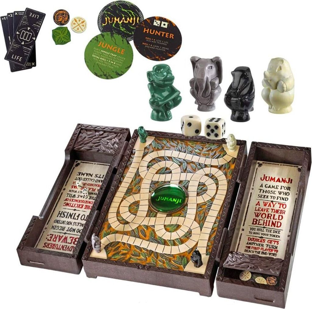 The Noble Collection, Jumanji, Bordspel, Gelukspel Productafbeelding 