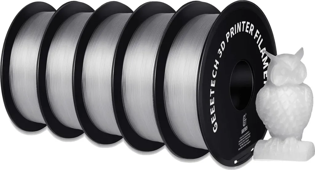 Filamento 3D PETG 1,75 mm Trasparente Professionale | Bobina 1kg