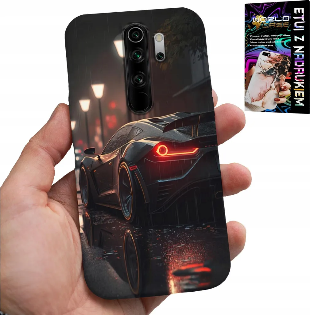 Custodia per Xiaomi Redmi 9 - Auto sportive Automotive Fan Glass