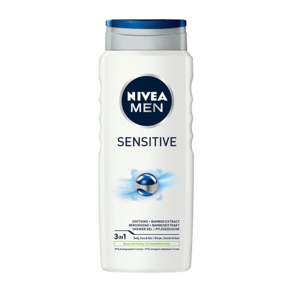 Nivea - Sensitive Shower Gel for Men 500ml Immagine del prodotto 