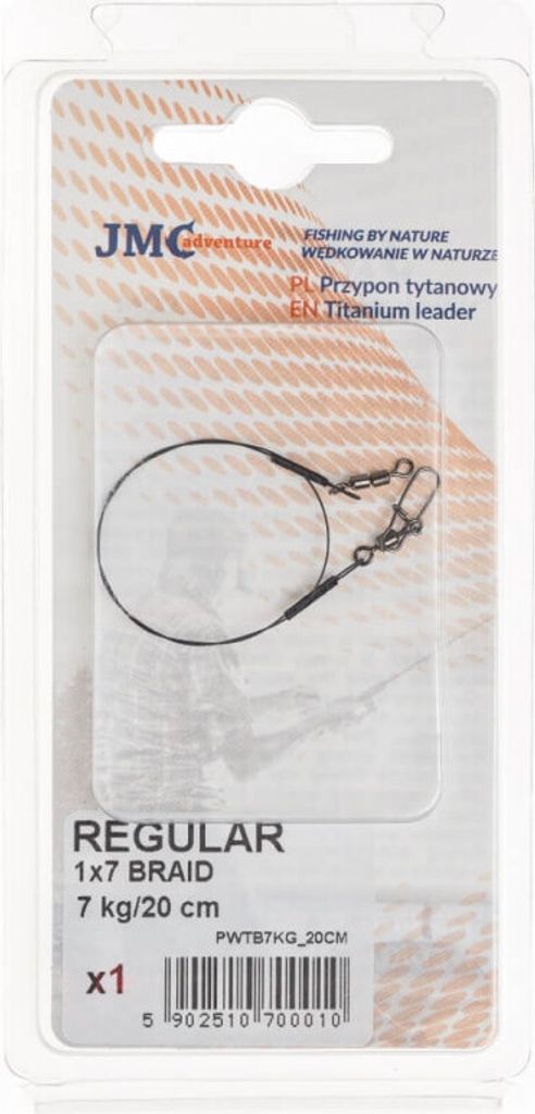 Titanium Vorfach 1X7 Regular, 7Kg, 20 Cm