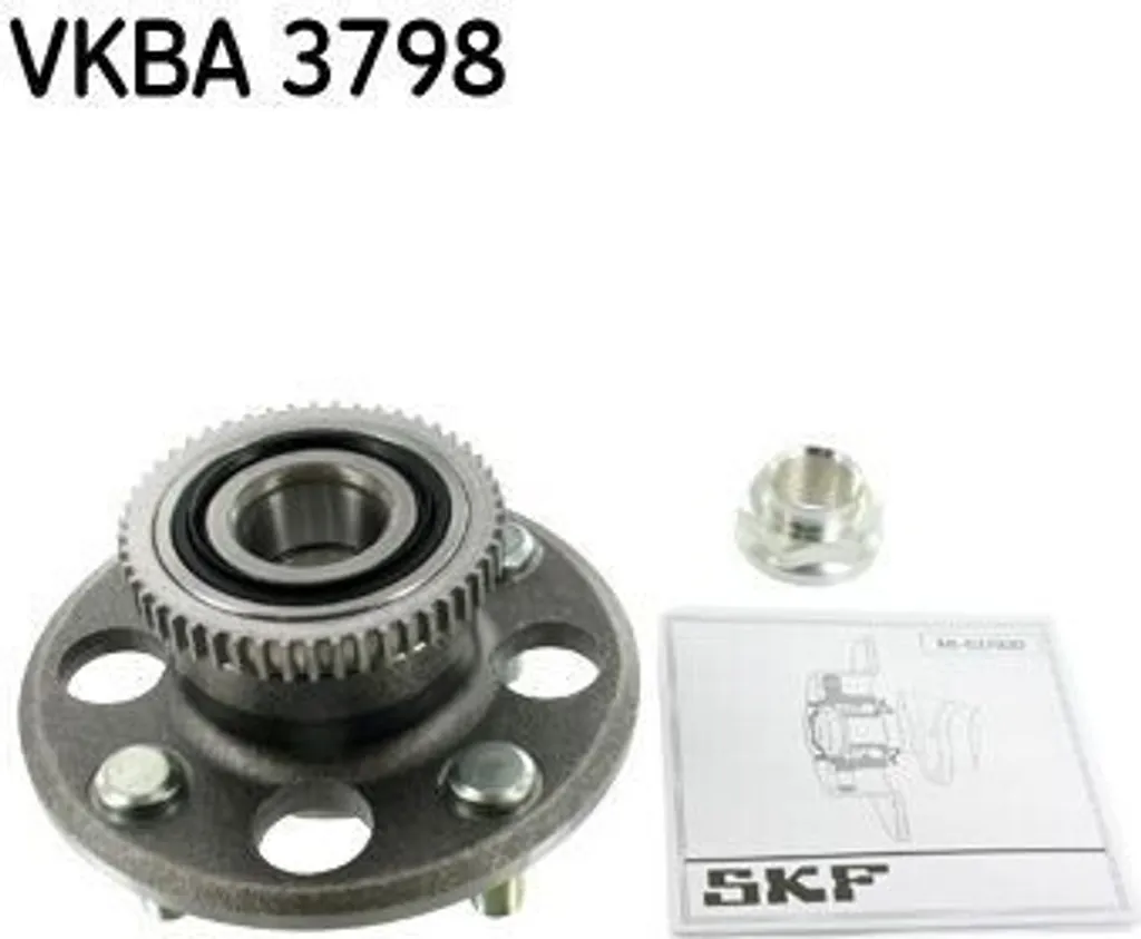 Supprimer le bruit de roue arrière Honda Civic IV avec le roulement SKF
