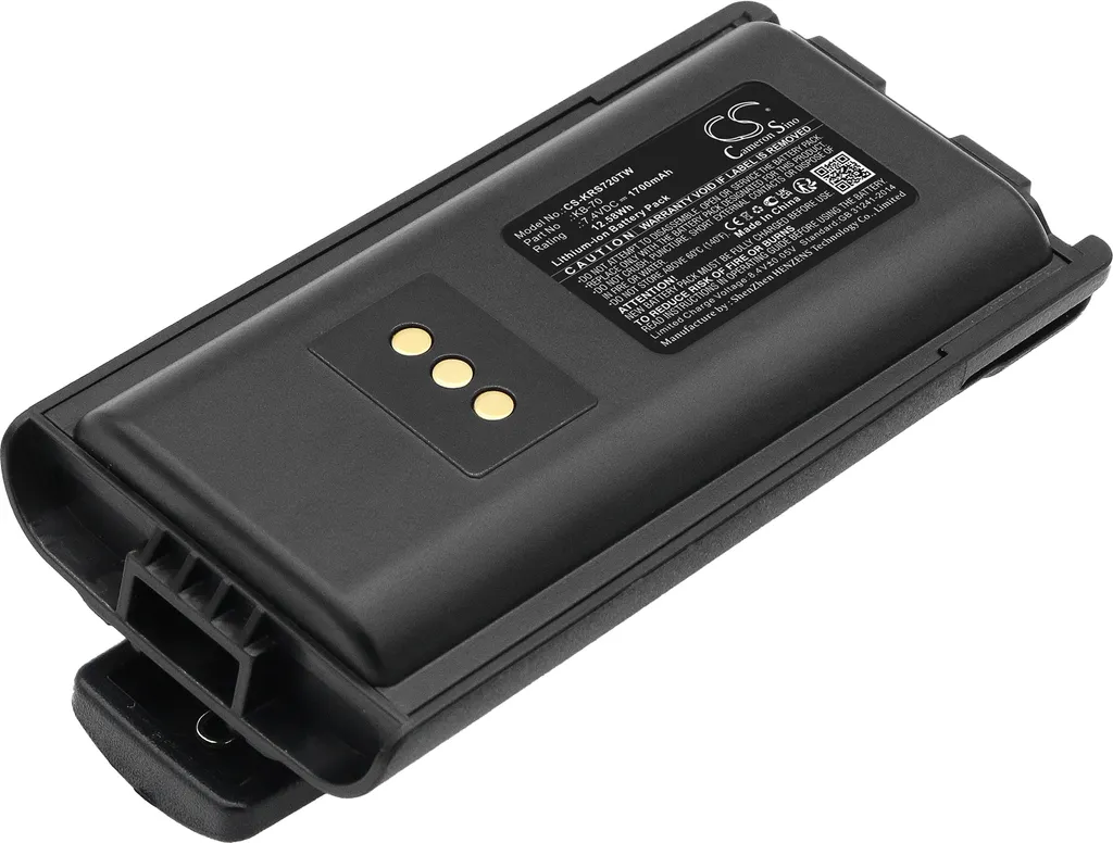 Batterie Kirisun PT4208 PT7200 remplace KB-70 KB-70B Lithium-Ion Techtek
