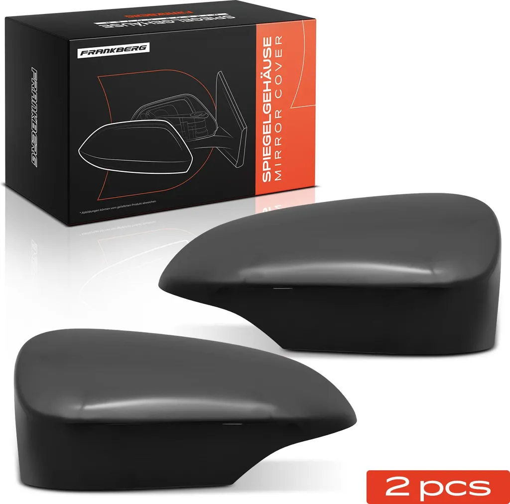 Frankberg 2x Cache Rétroviseur pour Toyota Auris E18 Kombi Van 2009+