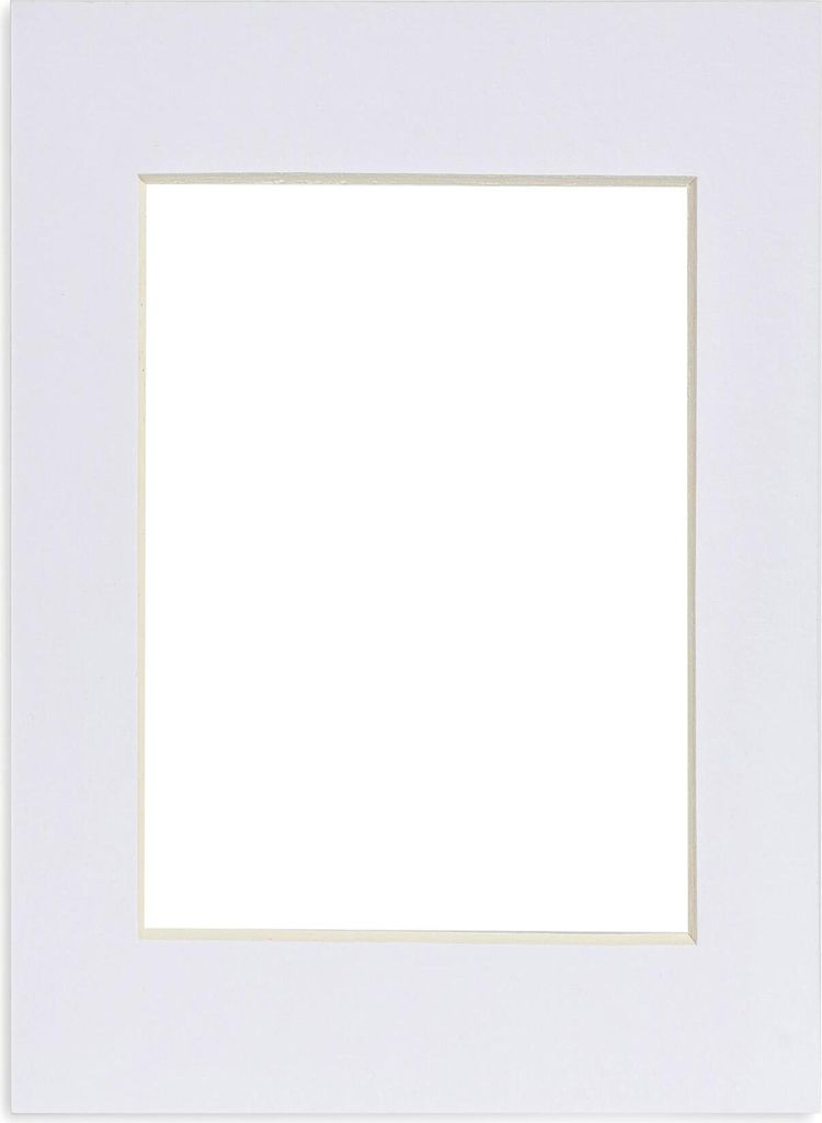 Nicola Spring Bild Foto Mount - To Fit Frame-Größe 8 x 10" für Bildgröße 5 x 7" - White