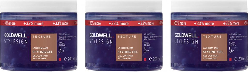 Stylesign Texture Lagoom Jam XXL Styling Gel 3x200 ml