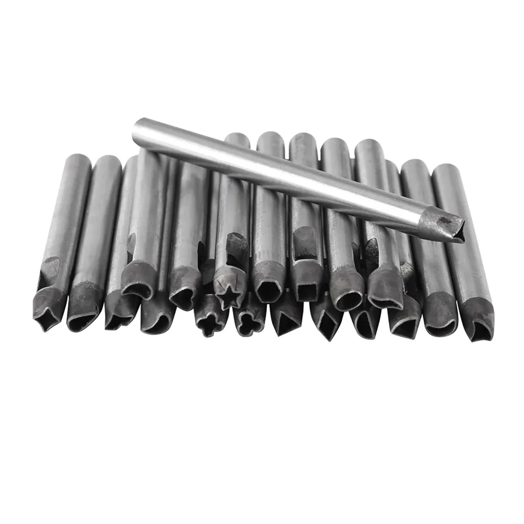 Réussir vos Perçages Cuir : Set 20 Poinçons Fleurs 5mm en Acier Net