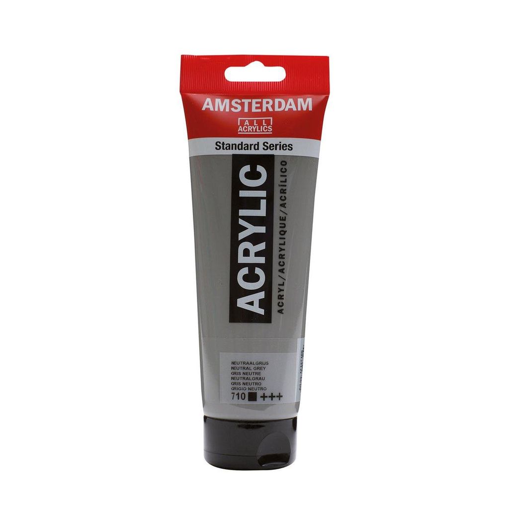 Amsterdam 17097102, Šedá, Akrylová farba, Tekutina a gél, Obrázok produktu 
