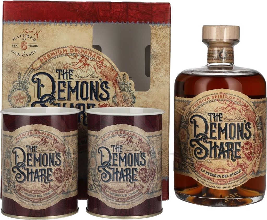 The Demon's Share 6 Years Old Spirit Drink 40% Vol. 0,7l en Image du produit 