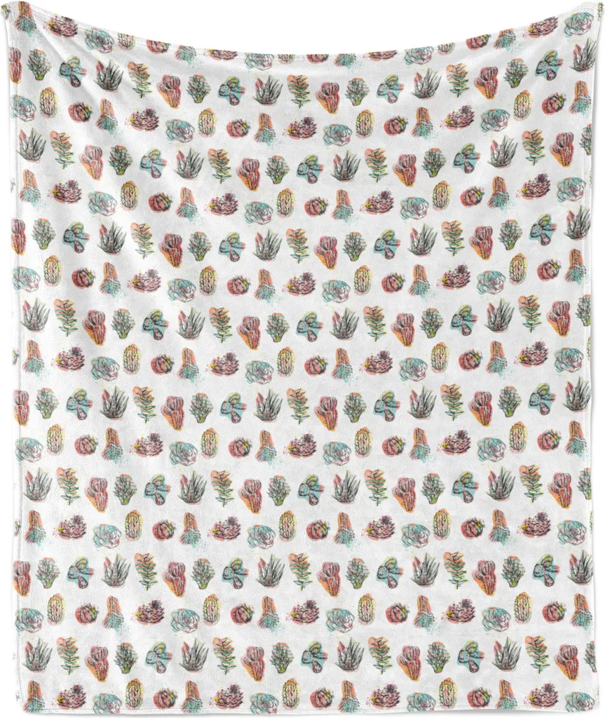 Morbida Coperta Abakuhaus per Freddo | Cactus e Succulente 175x230