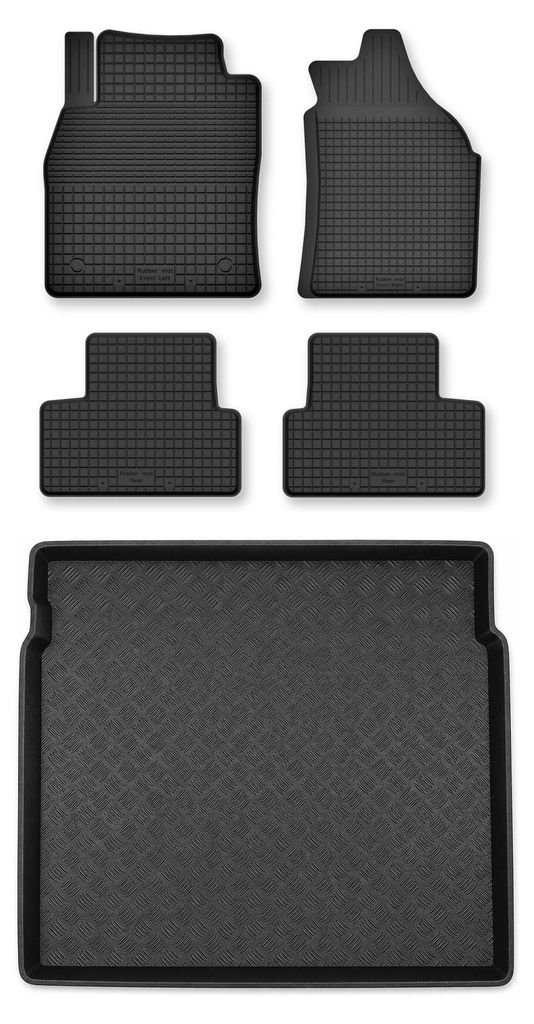 Tappetini a vasca + bagagliaio per Citroen C5 Aircross Immagine del prodotto 