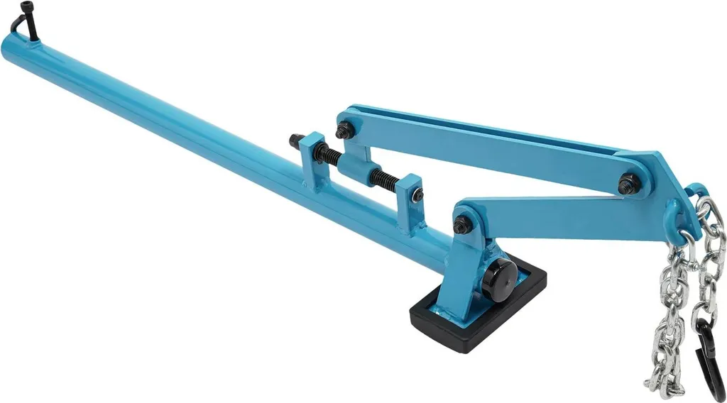 Outil montage jambe de suspension et levier de bras avec chaîne bleu