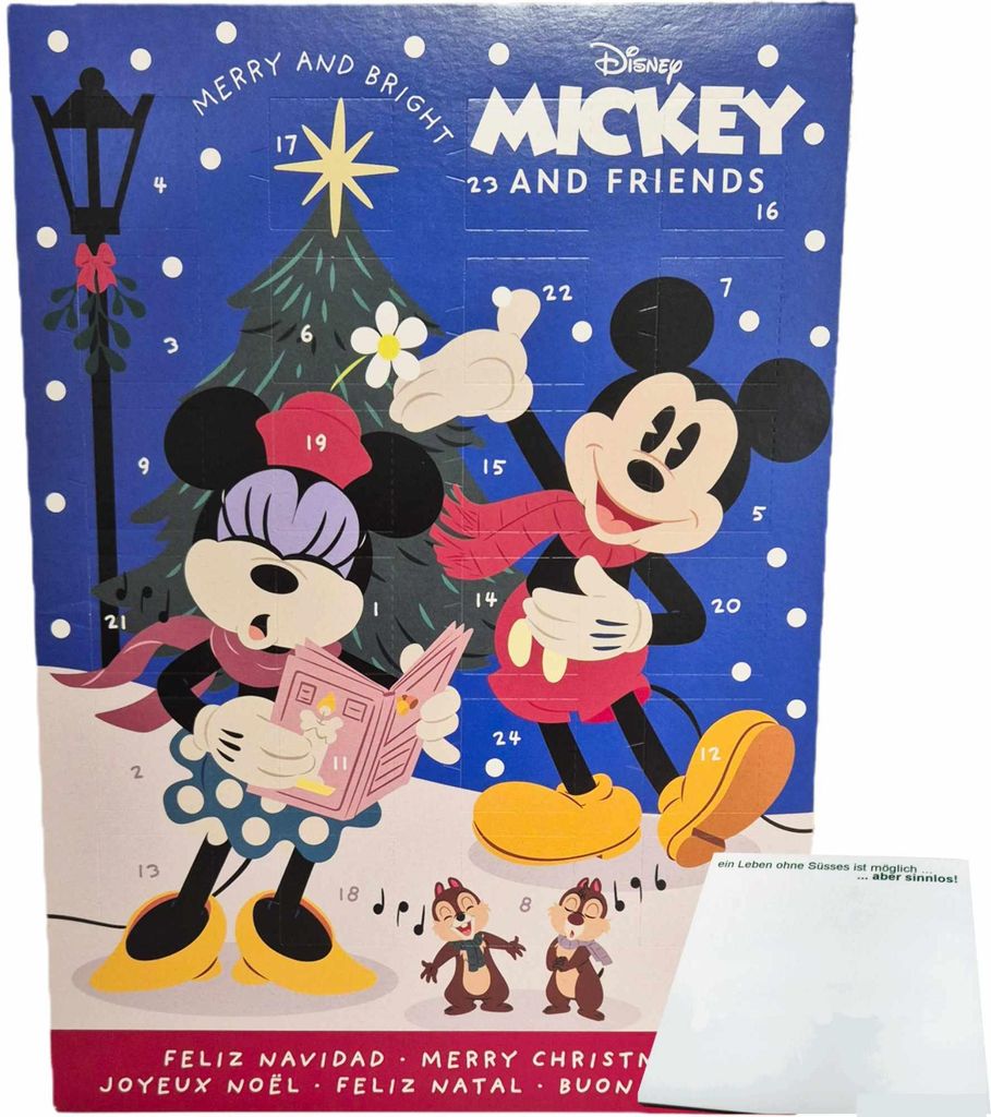 Mickey Mouse Adventskalender Mickey and Friends (75g Produktbild 