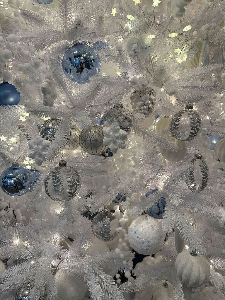 Weihnachtskugeln Glas 6cm x 10 Stück - Eisblau Produktbild 5