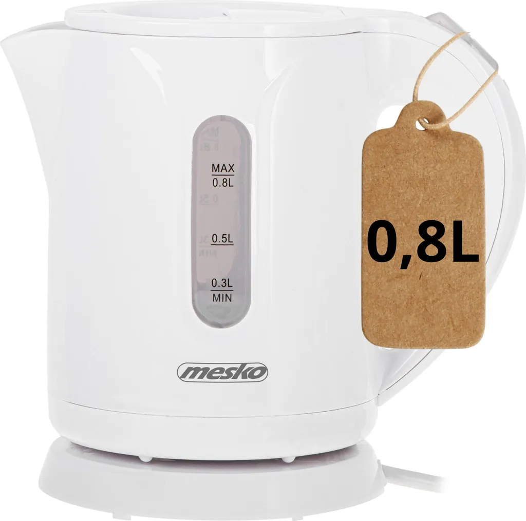 Bouilloire de Voyage et Bureau 0,8L Mesko MS1376 Ébullition Rapide