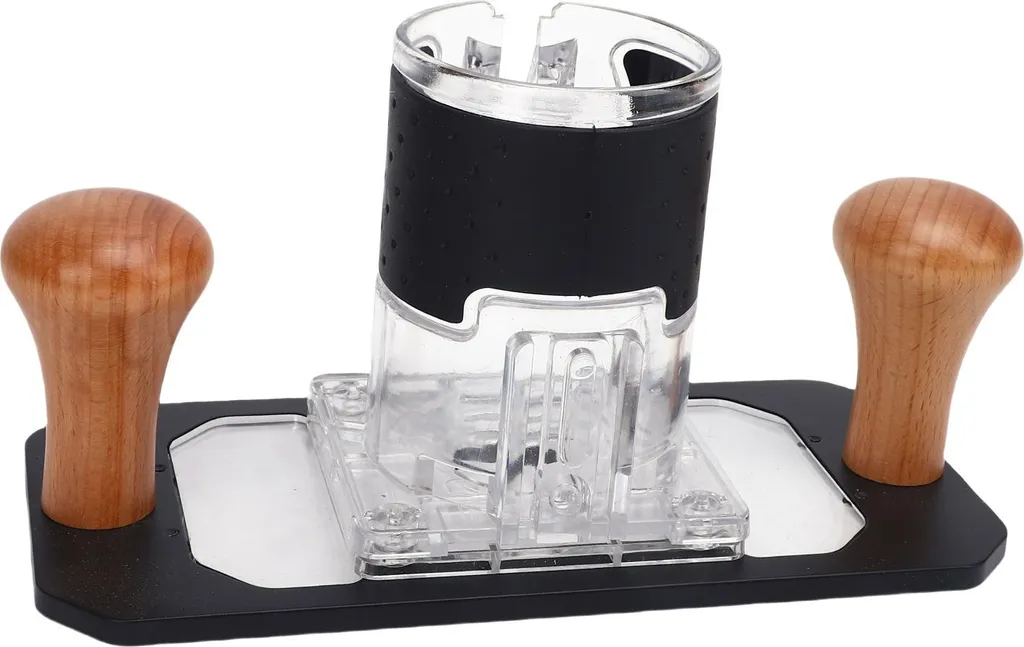 Base de Routeur Travail du Bois avec Couvercle Transparent de Précision