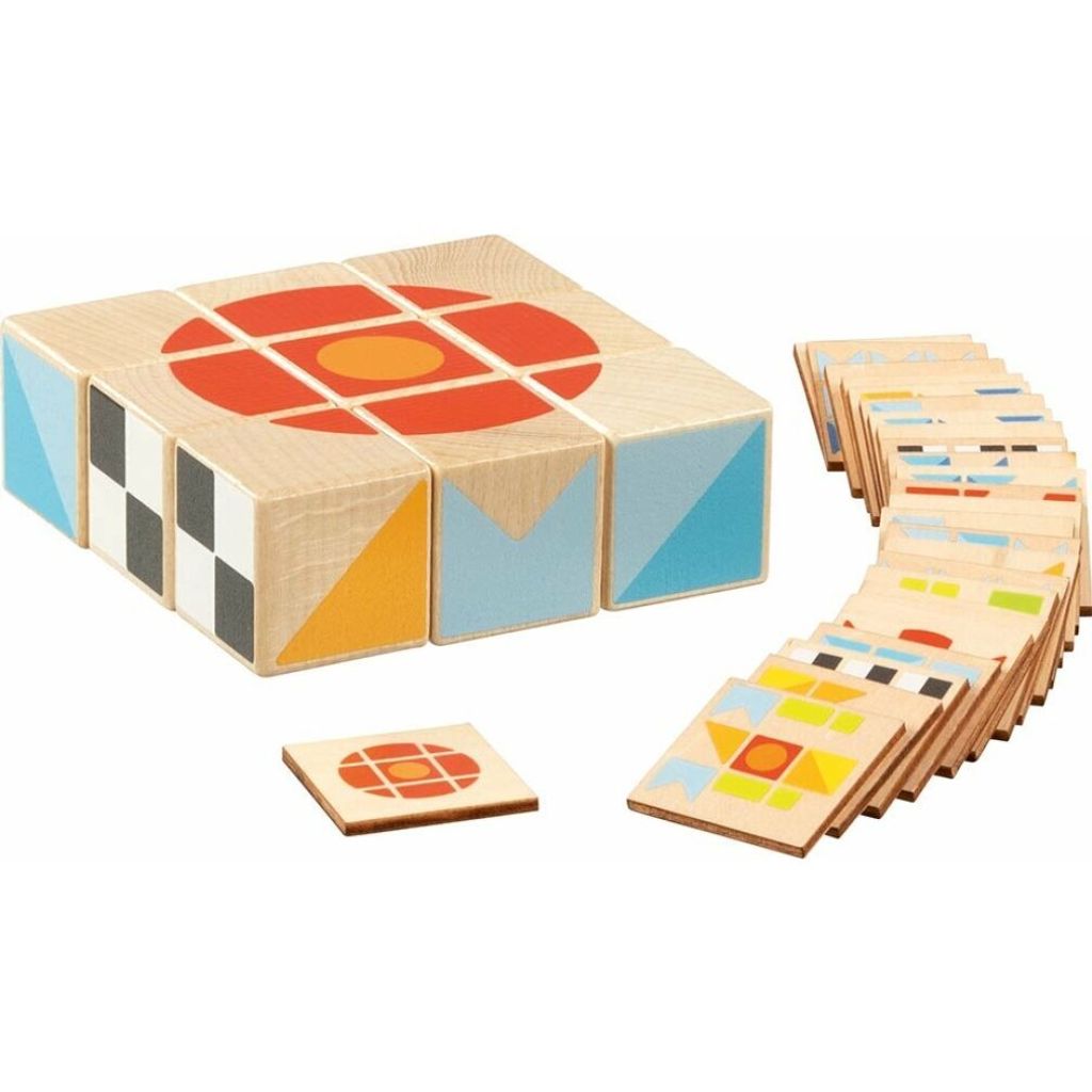 Goki Puzzle Spiel - buntes Lernspielzeug für Kinder