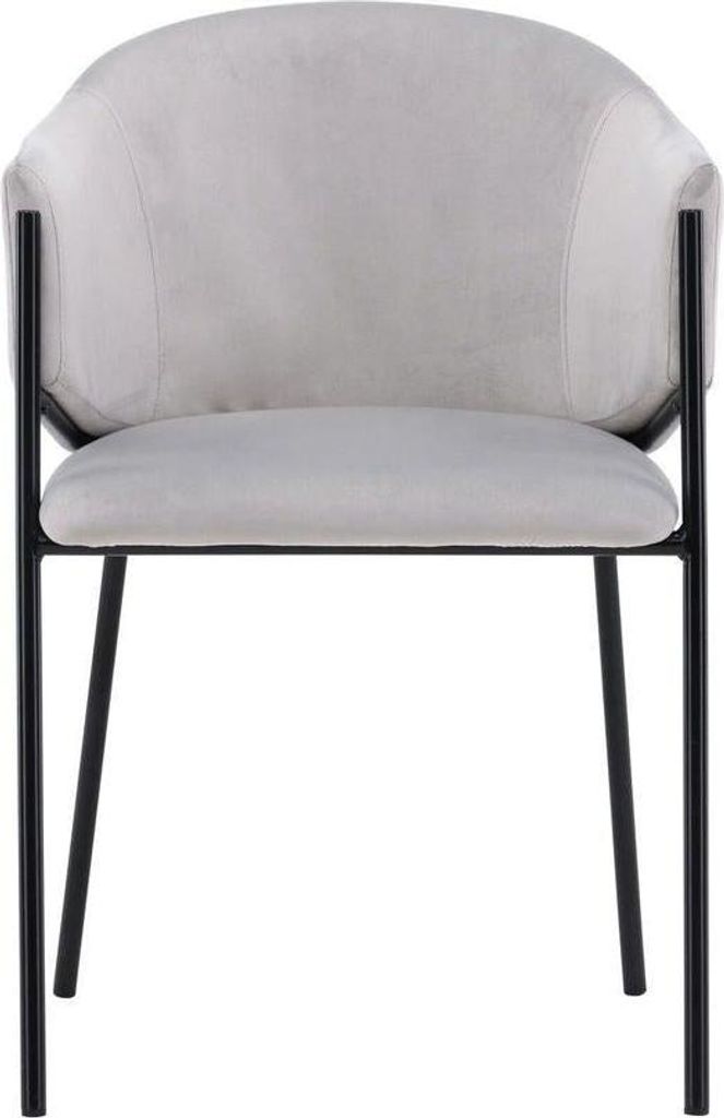 Venture Home Stuhl Evelina Grau 2er-Pack Produktbild 