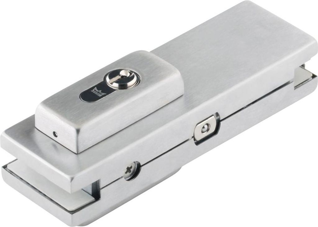 Mittelschloss US 20 Universal light, PZ, Glas 10 -12 mm, Edelstahl (03.617)