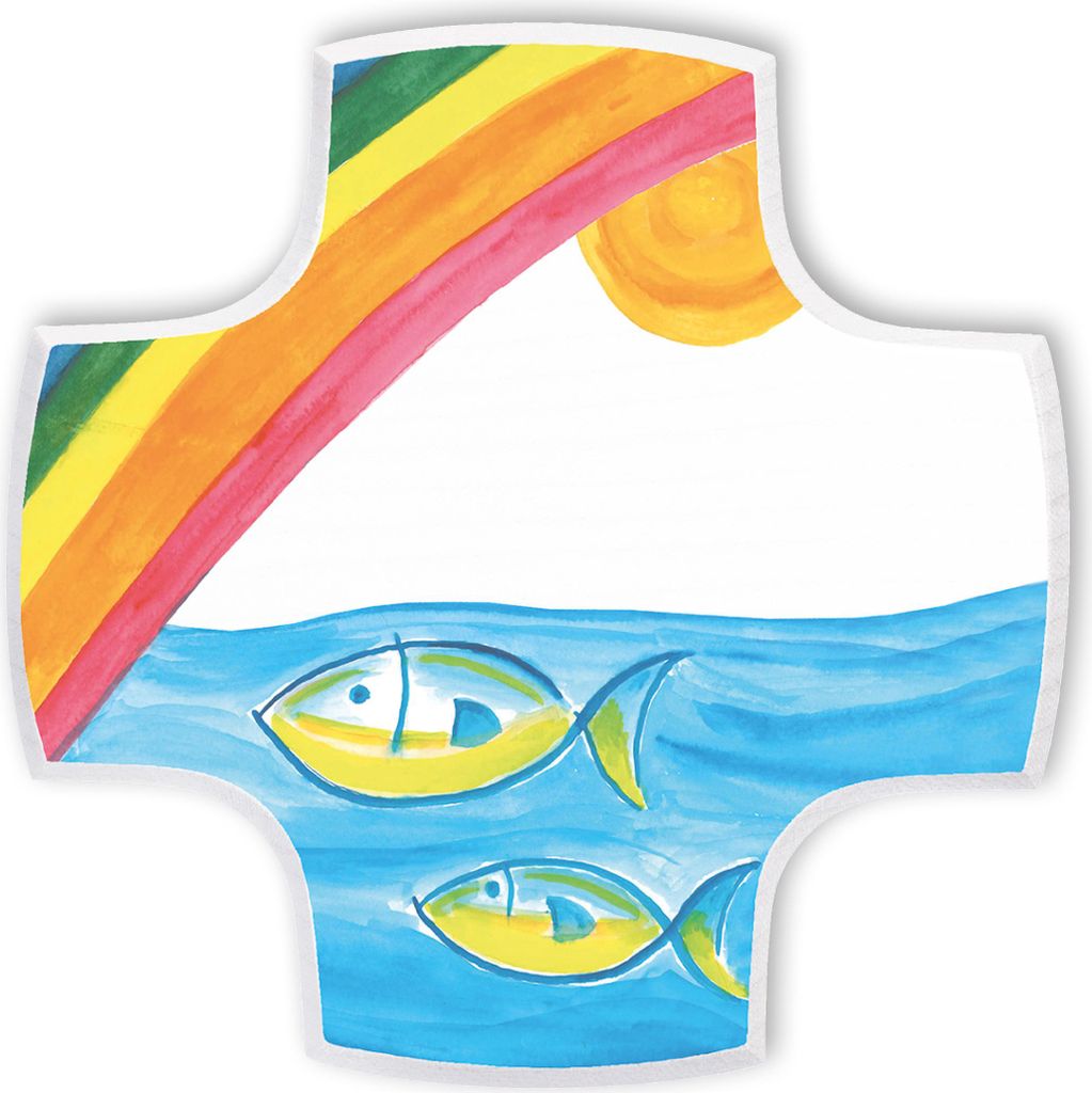 FRITZ COX Holzkreuz 'Wenn der Tag erwacht'