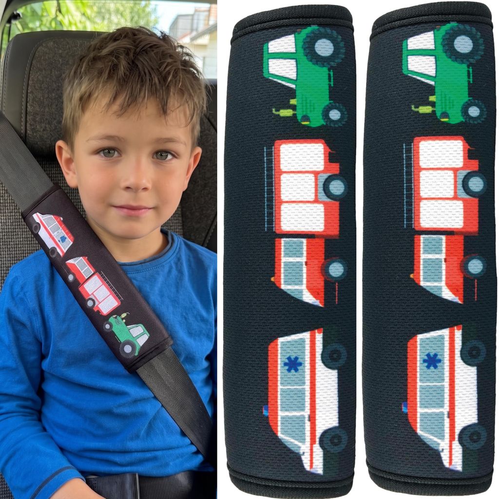 2x Auto Gurtschutz Sicherheitsgurt Schulterpolster Produktbild 