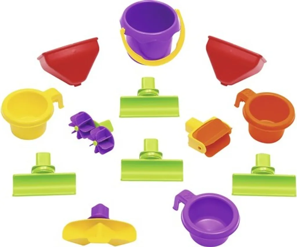 Mur d'eau Step2 Little Explorer avec 13 accessoires et parcours modulable - 16