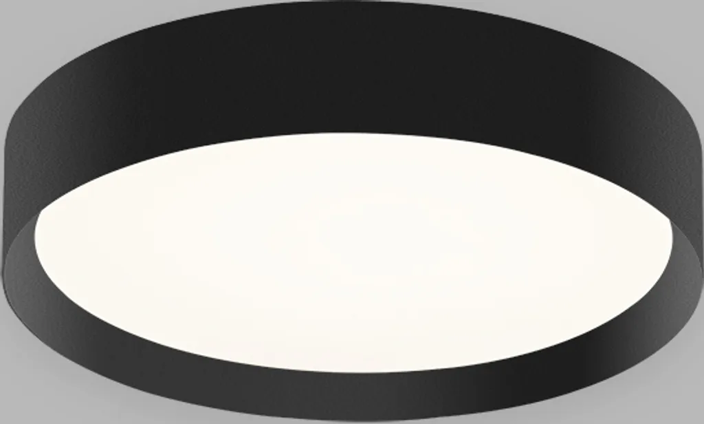 Plafonnier MILA LED CRI90 noir Ø 400 mm dimmable DALI 3000K/4000K