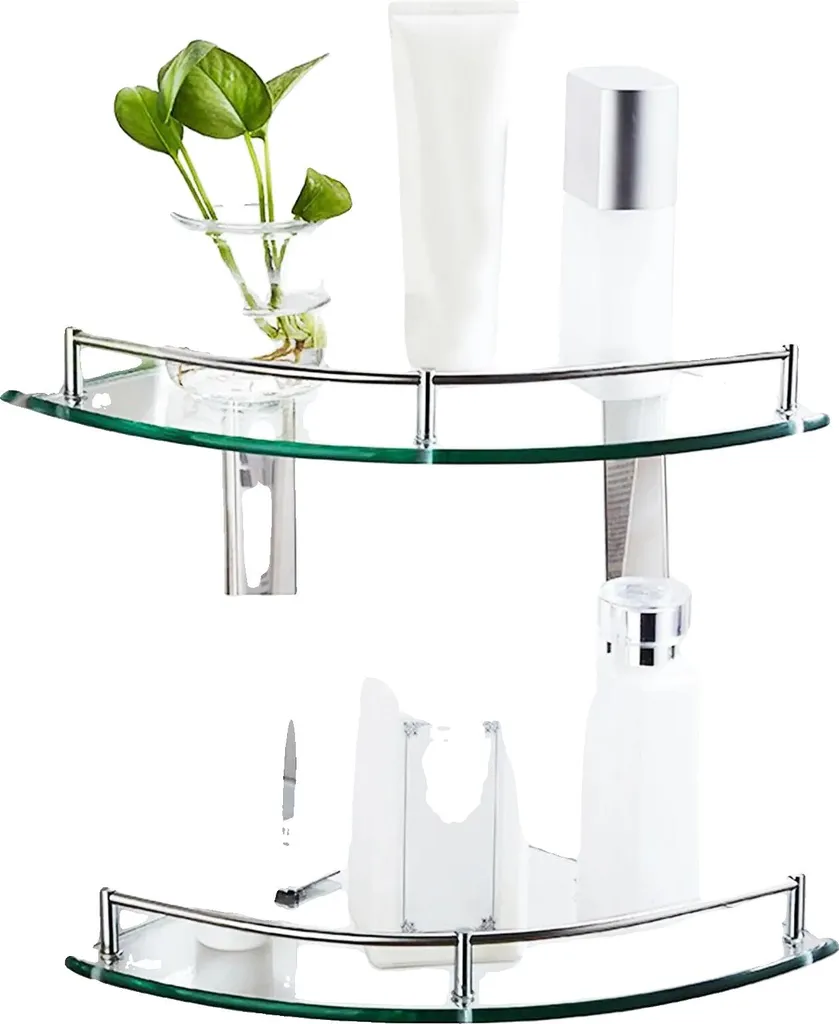 Elite Mensola in Vetro di Sicurezza 23,5 cm - Eleganza Moderna