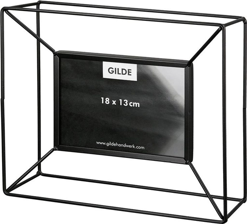 Gilde Metall Fotorahmen "Fokus" groß VE 4 69082 Produktbild 