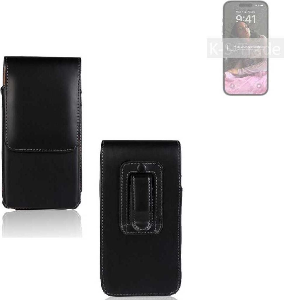 K-S-Trade Custodia A Portafoglio In Similpelle Per Crosscall Core-X3 – Colore Marrone Scuro, Con Chiusura Magnetica E 3 Slot Per Schede – Protezione 360°