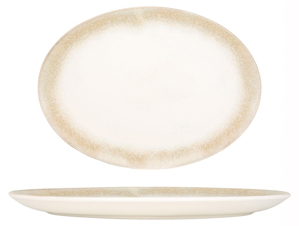 Kütahya Porselen Servierschale - Glow - Porzellan - 33x19 cm